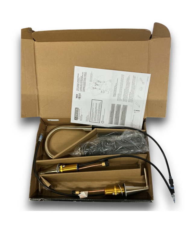 55657 Sparrow Gold Champagne Bronze Widespread Bathroom Faucet