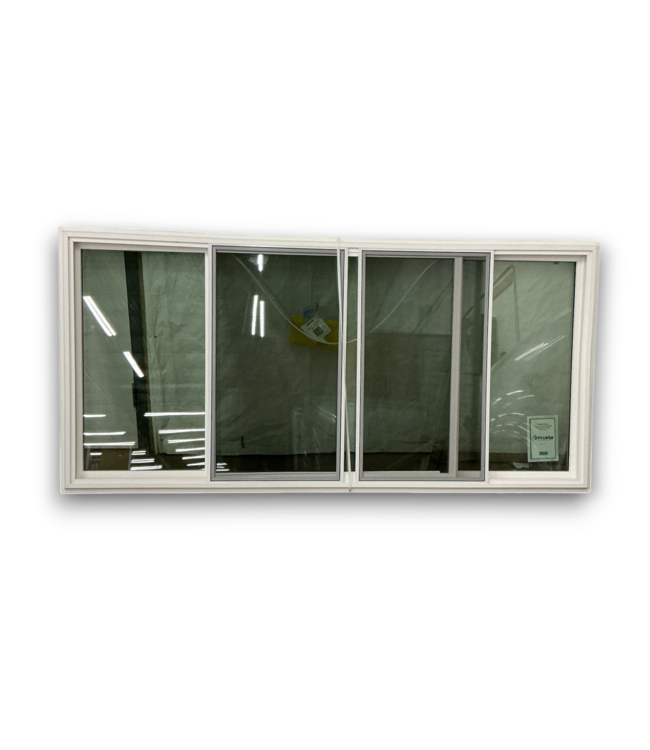 55664 94x45 White Vinyl Double Sided Sliding Window