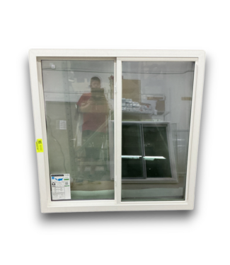 Bud's Warehouse 55666 47 X 47 White Vinyl Sliding Window With Screen