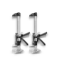55672 Metal Hand Lifting Jack 2 Pieces