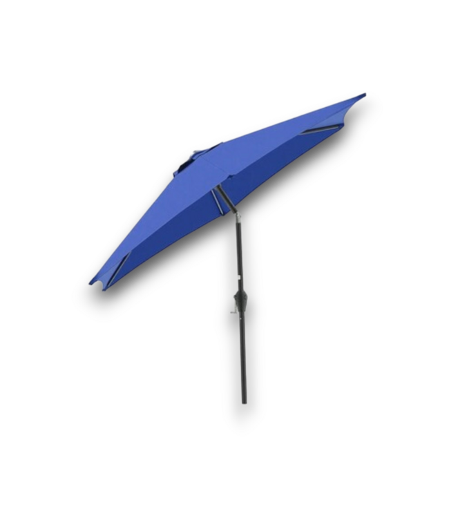 55676 Steel Navy Crank Market Patio Umbrella 7.5"