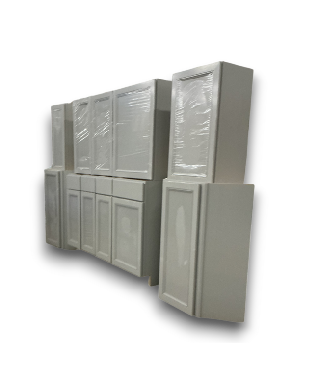 55680 10 Piece Wintucket Cool Gray Cabinet Set