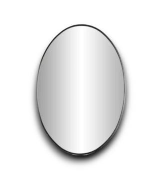 Bud's Warehouse 55684 Brushed Nickel Oval Mirror