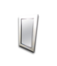 55688 Champagne & Dark Brown Framed Mirror