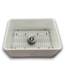 55689 White Glossy Fireclay Apron Kitchen Sink 24"