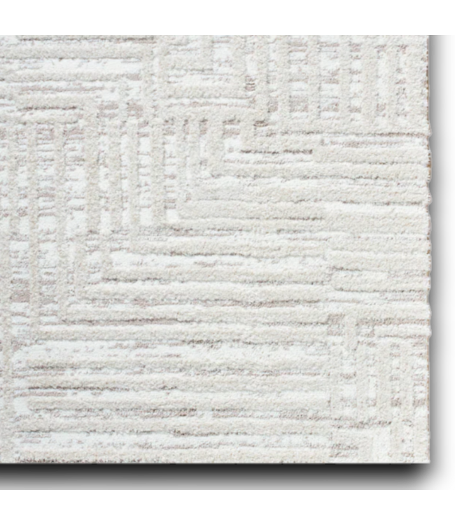 55694 Taupe Textured Indoor Area Rug 8' X 10'