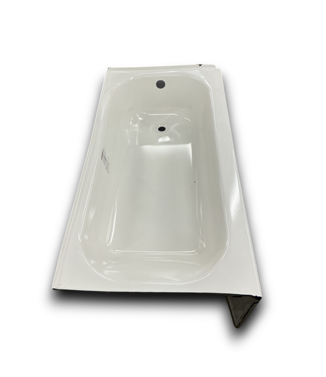 55696 White Steel Soaking Bathtub 30" X 60" Rh Drain