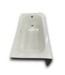 55696 White Steel Soaking Bathtub 30" X 60" Rh Drain