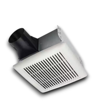 Bud's Warehouse 55698 Flex Series 80-110 Selectable Cfm Bathroom Ceiling Exhaust Fan