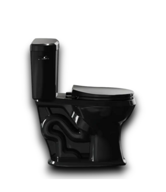 Bud's Warehouse 55705 Round Black 2-pc Toilet