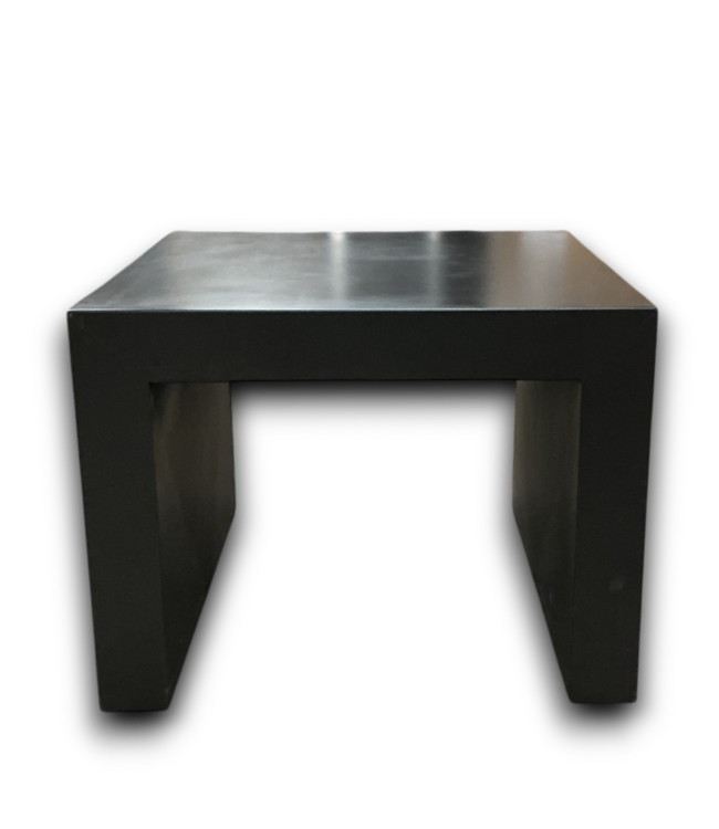 55708 Black Aluminum Table/bench Set Of 2