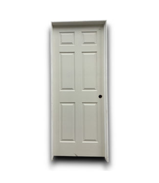 Bud's Warehouse 55711 32 X 80 Prehung 6 Panel Interior Door