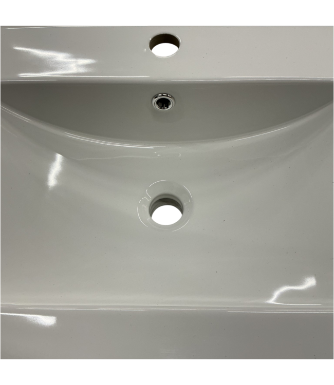 55714 30" Single Hole Ceramic Vanity Sink Top