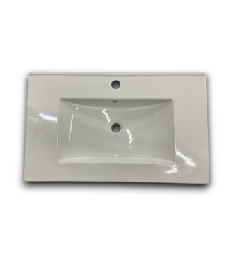 Bud's Warehouse 55714 30" Single Hole Ceramic Vanity Sink Top