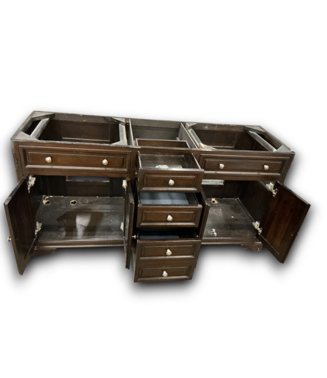 55717 Futon Mahogany Bathroom Vanity Base