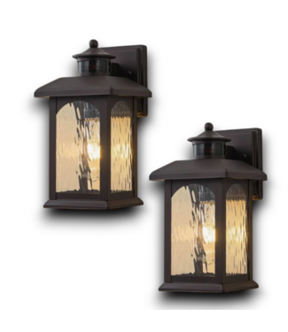 Bud's Warehouse 55722 2 Pack 12” Oil Rubbed Bronze Outdoor Light
