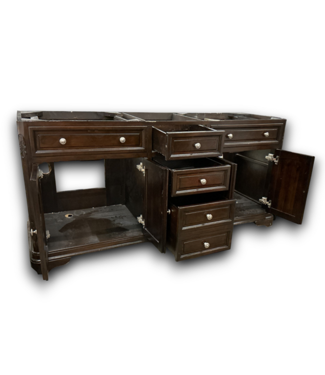 55717 Futon Mahogany Bathroom Vanity Base