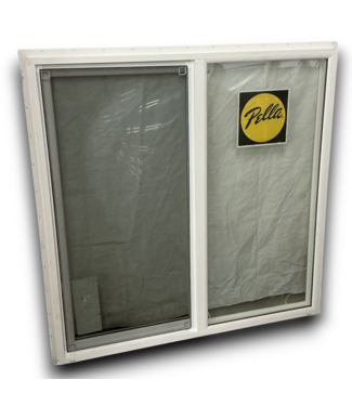 Bud's Warehouse 55730 48 X 48 White Vinyl Sliding Window With Screen