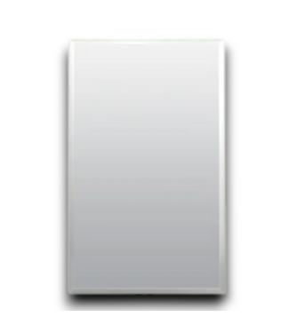 Bud's Warehouse 55731 Frameless White Back Medicine Cabinet