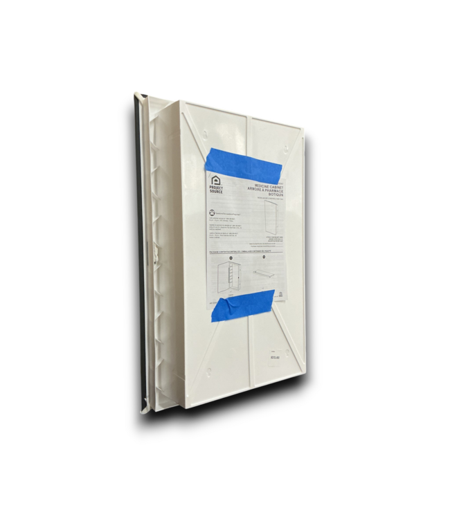 55731 Frameless White Back Medicine Cabinet
