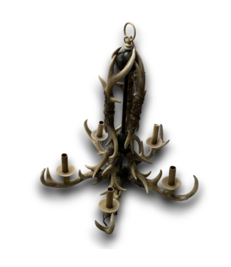 Bud's Warehouse 55738 Rustic 5-light Whitetail Deer Antler Chandelier