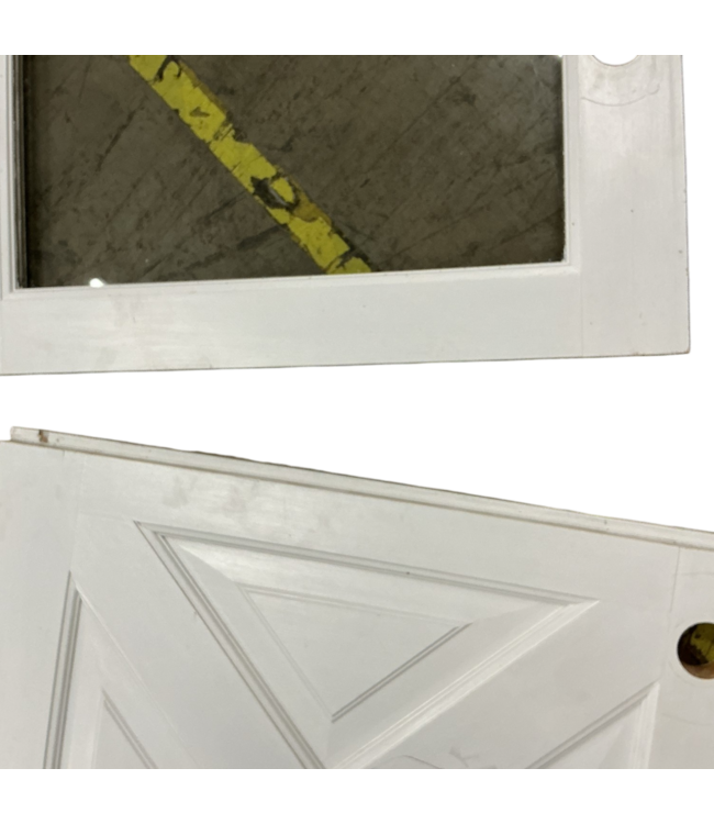 55742 32 X 77 White Dutch/barn Half Light Ext. Door