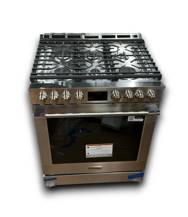 55743 Steel Air Fry & Total Convection Gas Range 30"