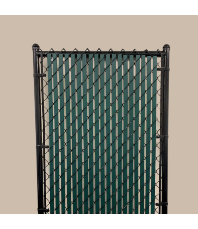 55746 78 Pack Of 6’ Green Hdpe Fence Slat