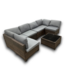 55745 Wicker Outdoor Patio Set Of 7-pcs