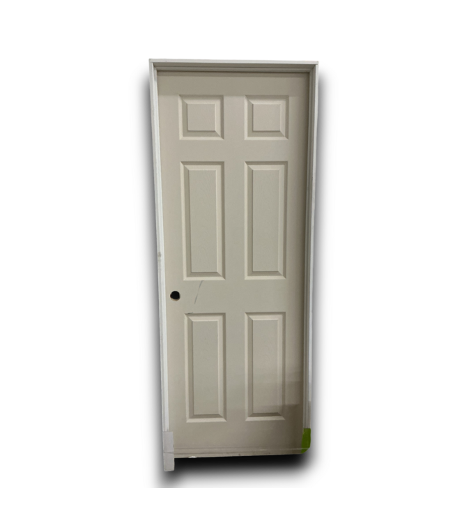 55750 Prehung Interior 6-panel Door 30" X 80" Rh