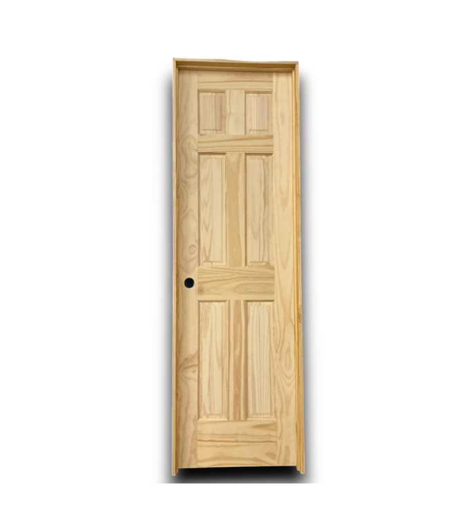 55752 24 X 80 Natural Solid Wood Interior Door
