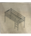 55757 Solid Wood Twin Loft Bed Platform