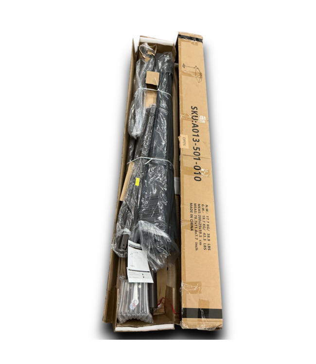 55759 10' Iron Gray Slide-tilt Cantilever Patio Umbrella