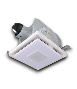 Bud's Warehouse 55763 Led Bath Fan With Bluetooth Speaker