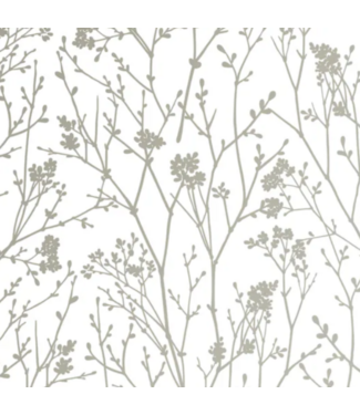 Bud's Warehouse 55772 30.75 Sq. Ft. Silver Ivy Vines Wall Paper
