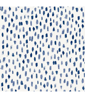 Bud's Warehouse 55775 30 Sq. Ft. Indigo Peel And Stick Wall  Paper