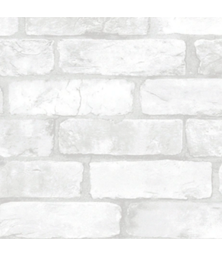 Bud's Warehouse 55777 18’ X 20” Studio Brick White Wall Paper