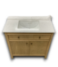 55778 36” White Oak Undermount Bath Vanity