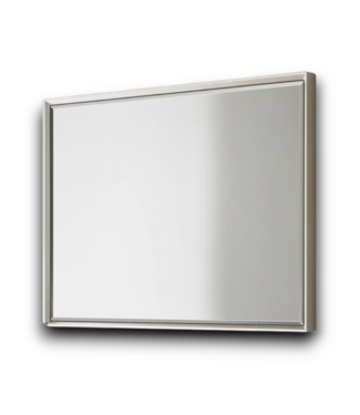 Bud's Warehouse 55779 Mirror Beveled Rectangle Brushed Nickel Mirror