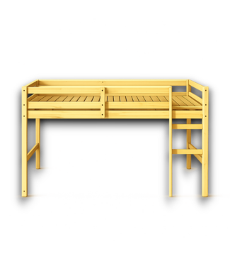 Bud's Warehouse 55757 Solid Wood Twin Loft Bed Platform