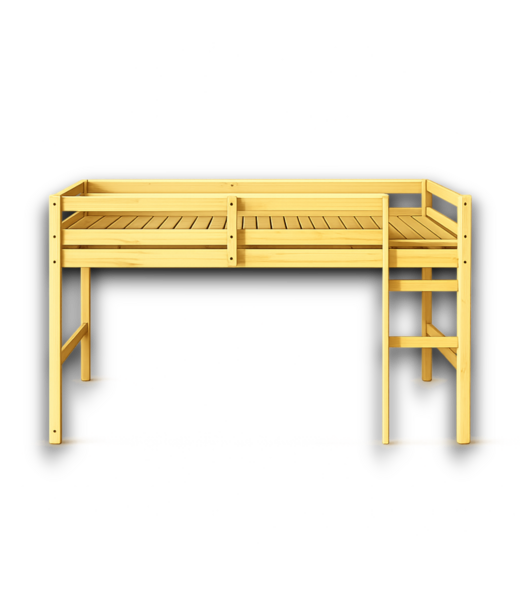 Bud's Warehouse 55757 Solid Wood Twin Loft Bed Platform