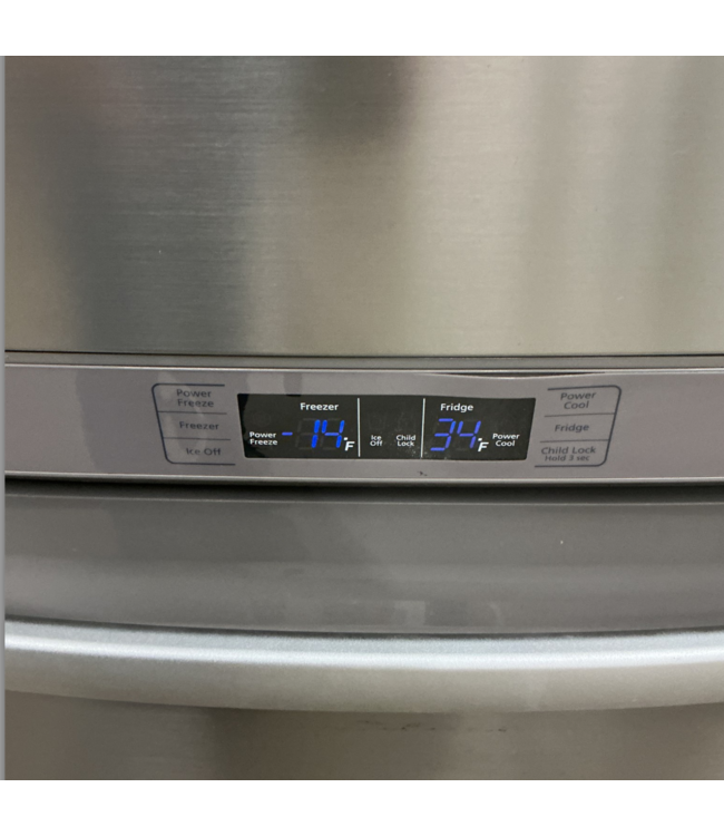 55783 Stainless Steel Bottom Freezer Refrigerator