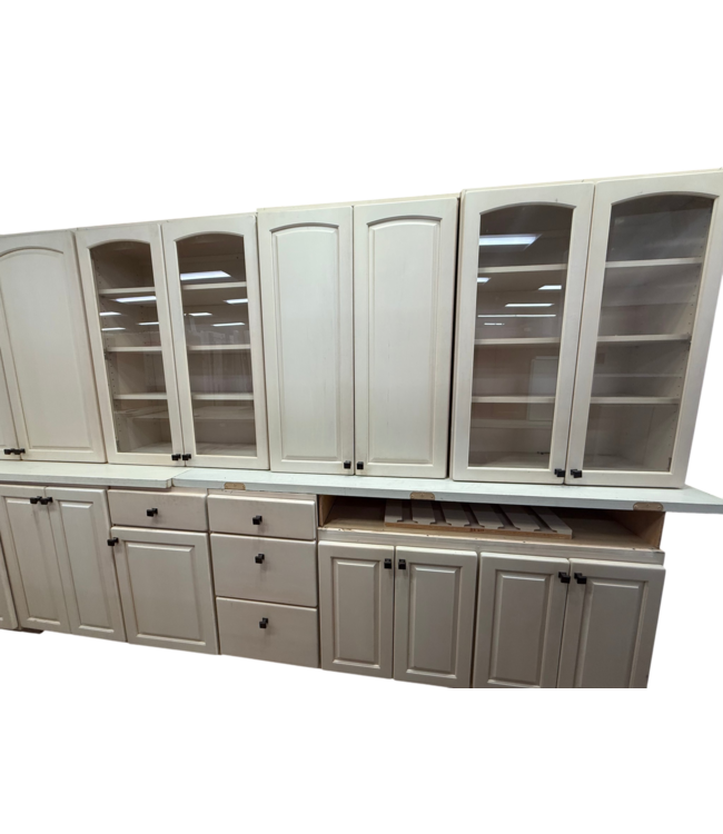 55756 Blush Ivory Cabinet Set Of 23-pcs