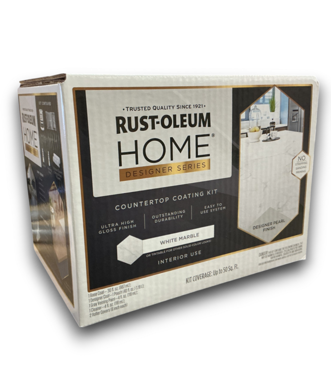 55798 Home Countertop White Marble High Gloss Refinishing Kit