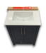55791 Midnight Blue Bath Vanity W/stone Top 24"