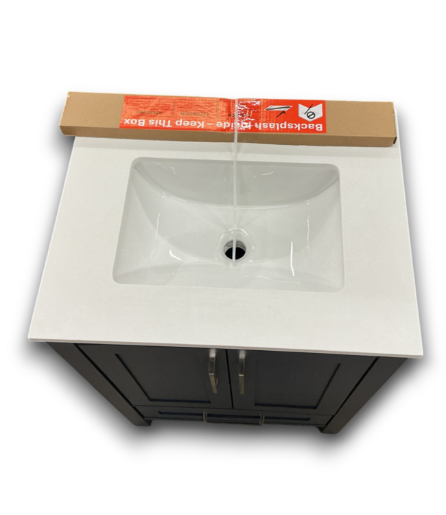 55791 Midnight Blue Bath Vanity W/stone Top 24"