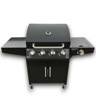 Bud's Warehouse 55801 52" Barbecue Grill With Wheels 4+1 Burner Liquid Propane Gas