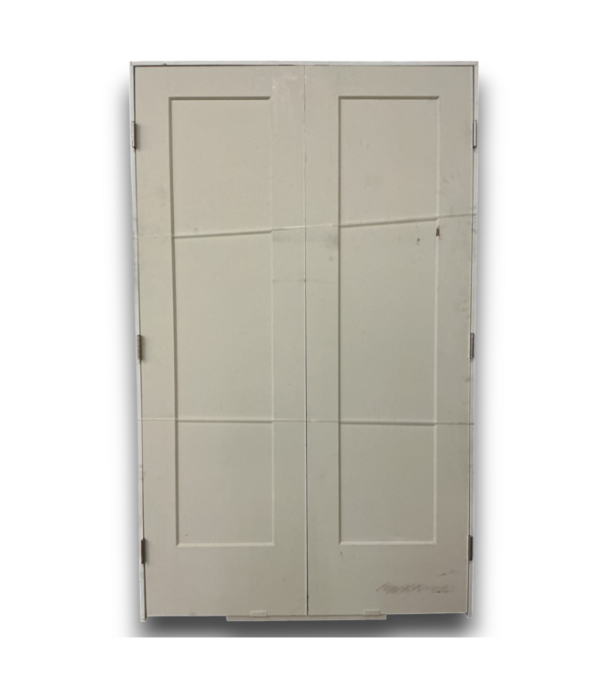 55805 Solid Core Prehung Single Panel Double Interior Door 48 X 80