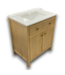 55799 Oak Freestanding Bath Vanity W/stone Top 30"