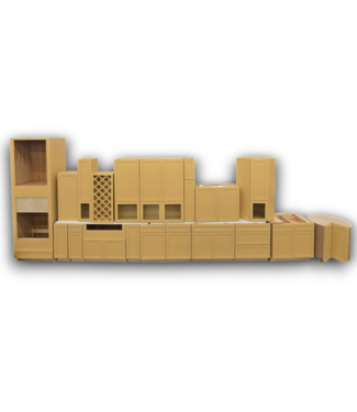 Bud's Warehouse 55804 Goldenrod Cabinet Set Of 18-pcs